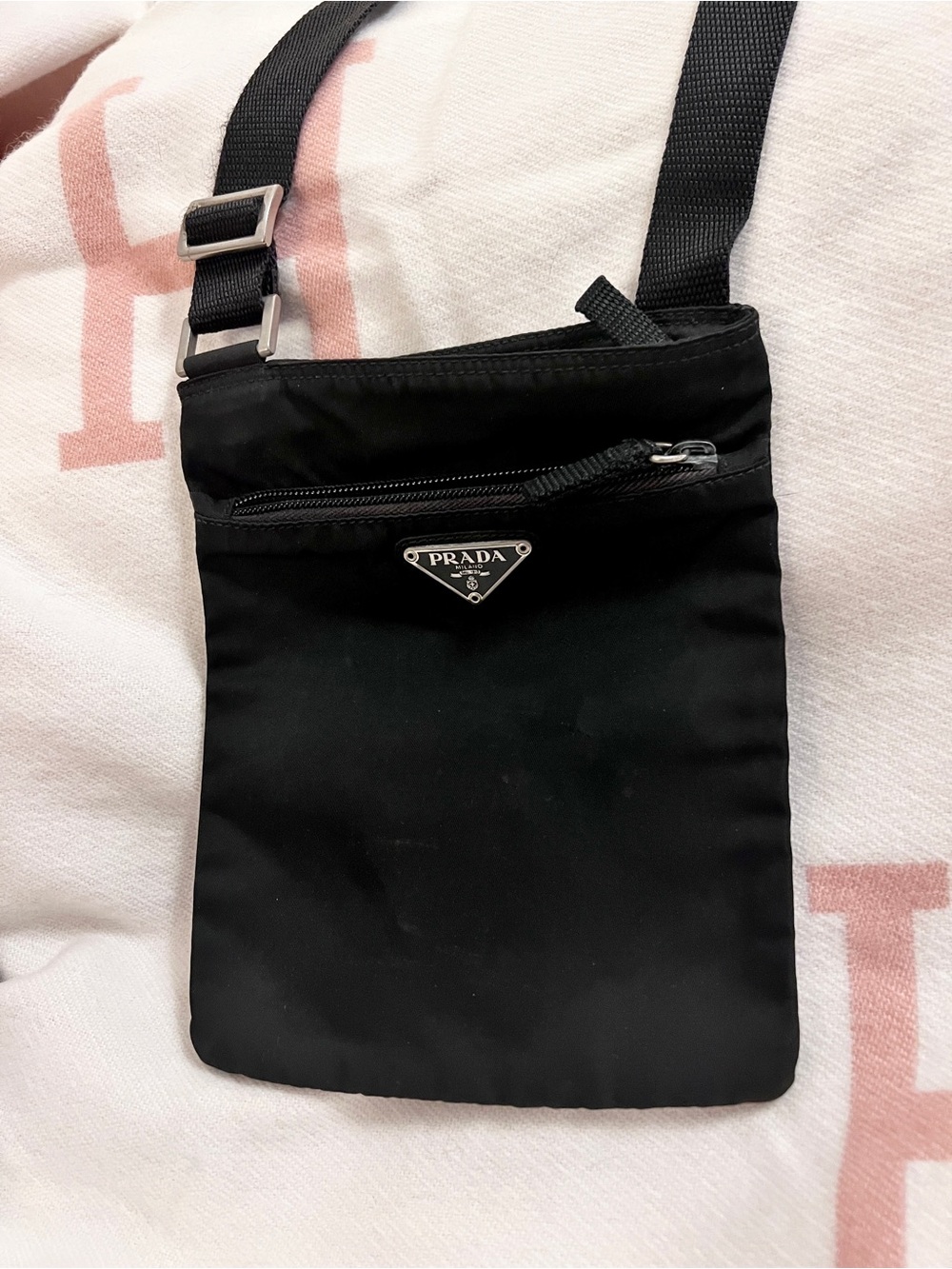 PRADA⭐️Authentic Black Nylon Belt/Crossbody Pouch with Silver hardware! - Picture 4 of 9